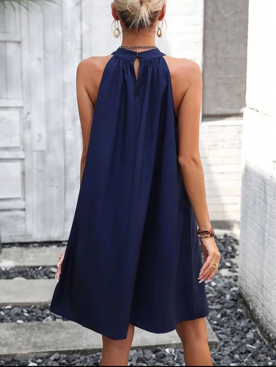 Reglan Kol Desenli Elbise İthal Jessica Kumaş