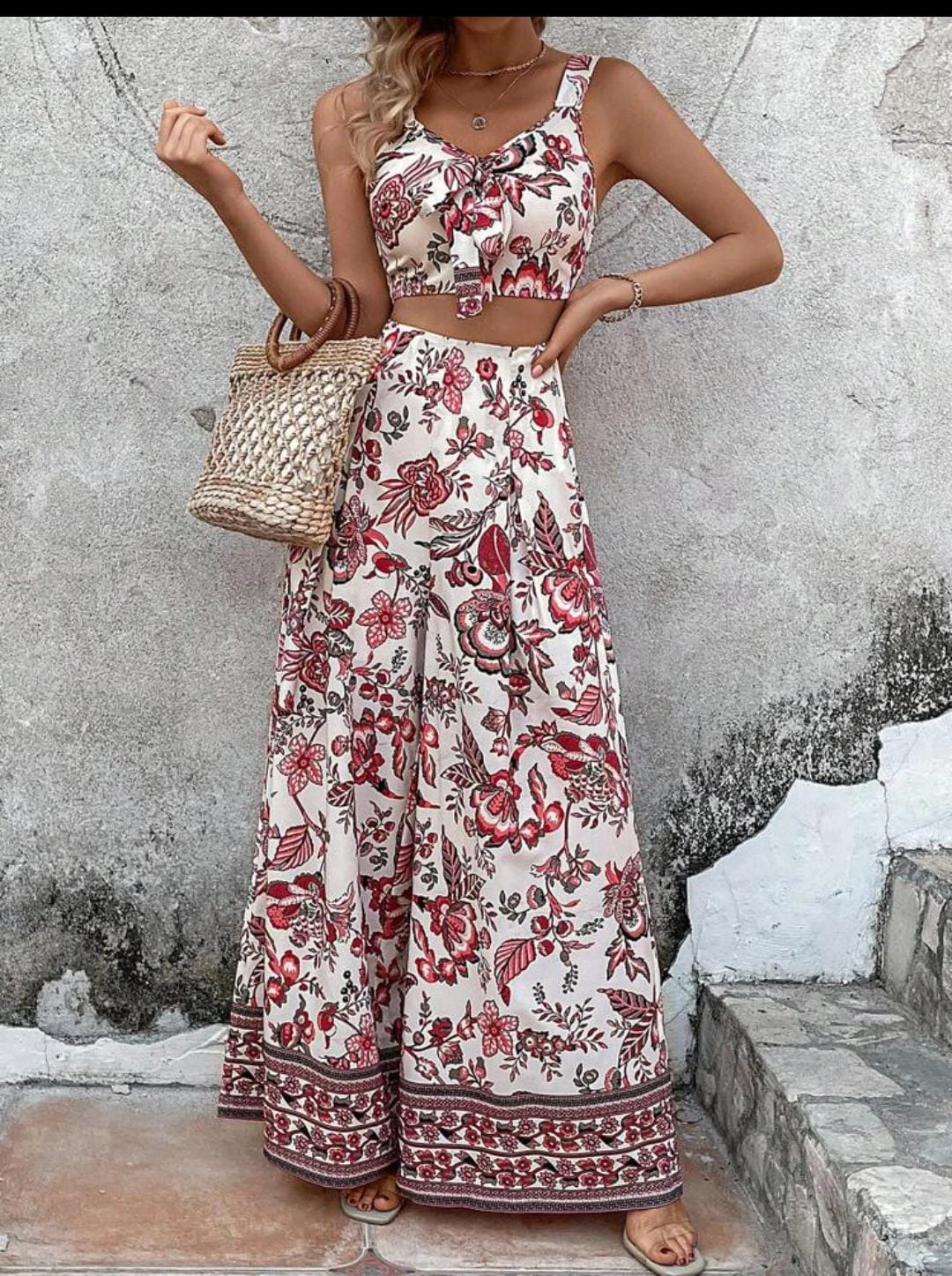 Şal Desen Krep Kumaş Takım