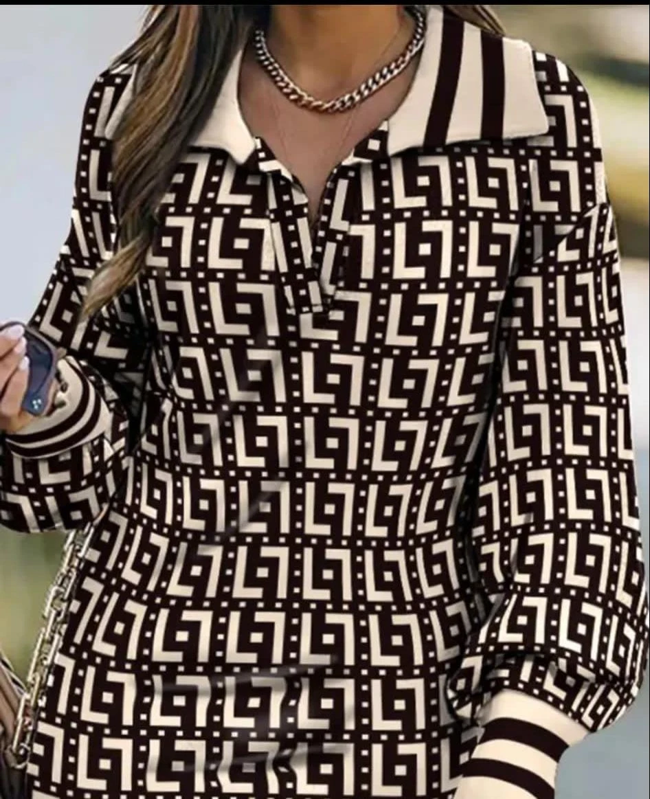 Scuba Dalgıç Kumaş Dijital Baskılı Elbise