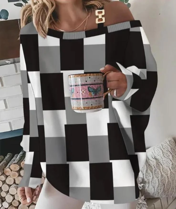 Scuba Dalgıç Kumaş dijital Baskılı Toka Tetaylı Tunik