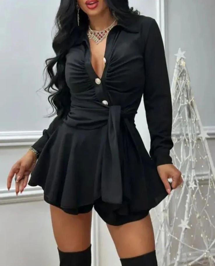 Scuba Dalgıç Kumaş Gömlek Elbise