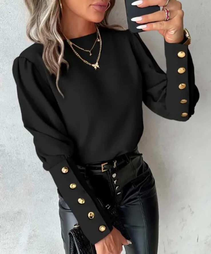 Scuba Dalgıç Kumaş Sırtı Dantel Detaylı Bluz