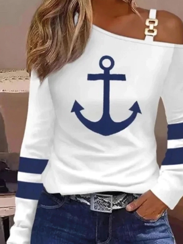 Scuba Dalgıc Kumaş Toka Detaylı Bluz