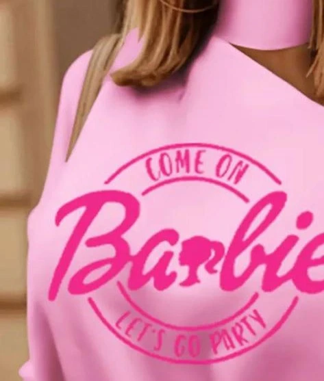 Scuba Dalgıç Kumaş Toka Detaylı Darbıe Baskılı Bluz