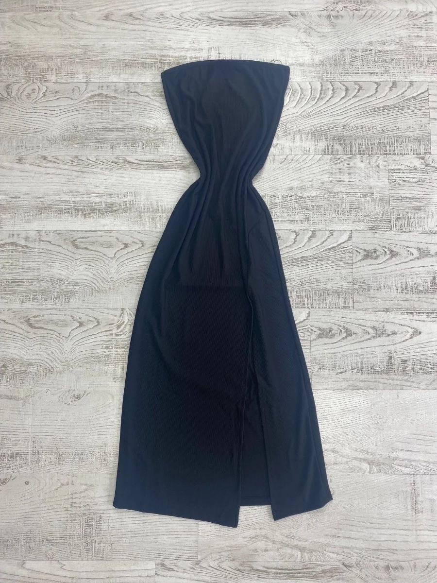 Straplez Toaparlıyıcı Likralı Elbise