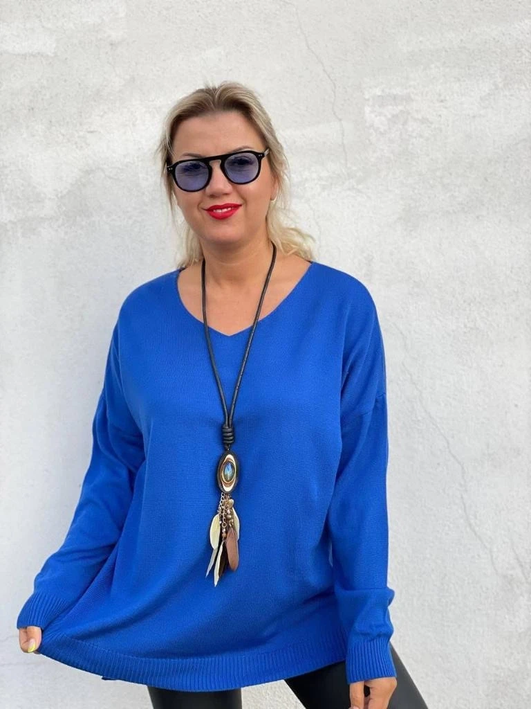 V Yaka Salaş Kalıp Triko