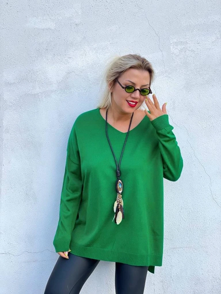 V Yaka Salaş Kalıp Triko