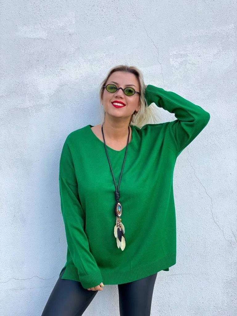 V Yaka Salaş Kalıp Triko