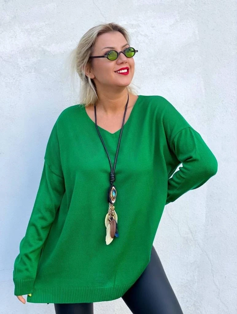 V Yaka Salaş Kalıp Triko