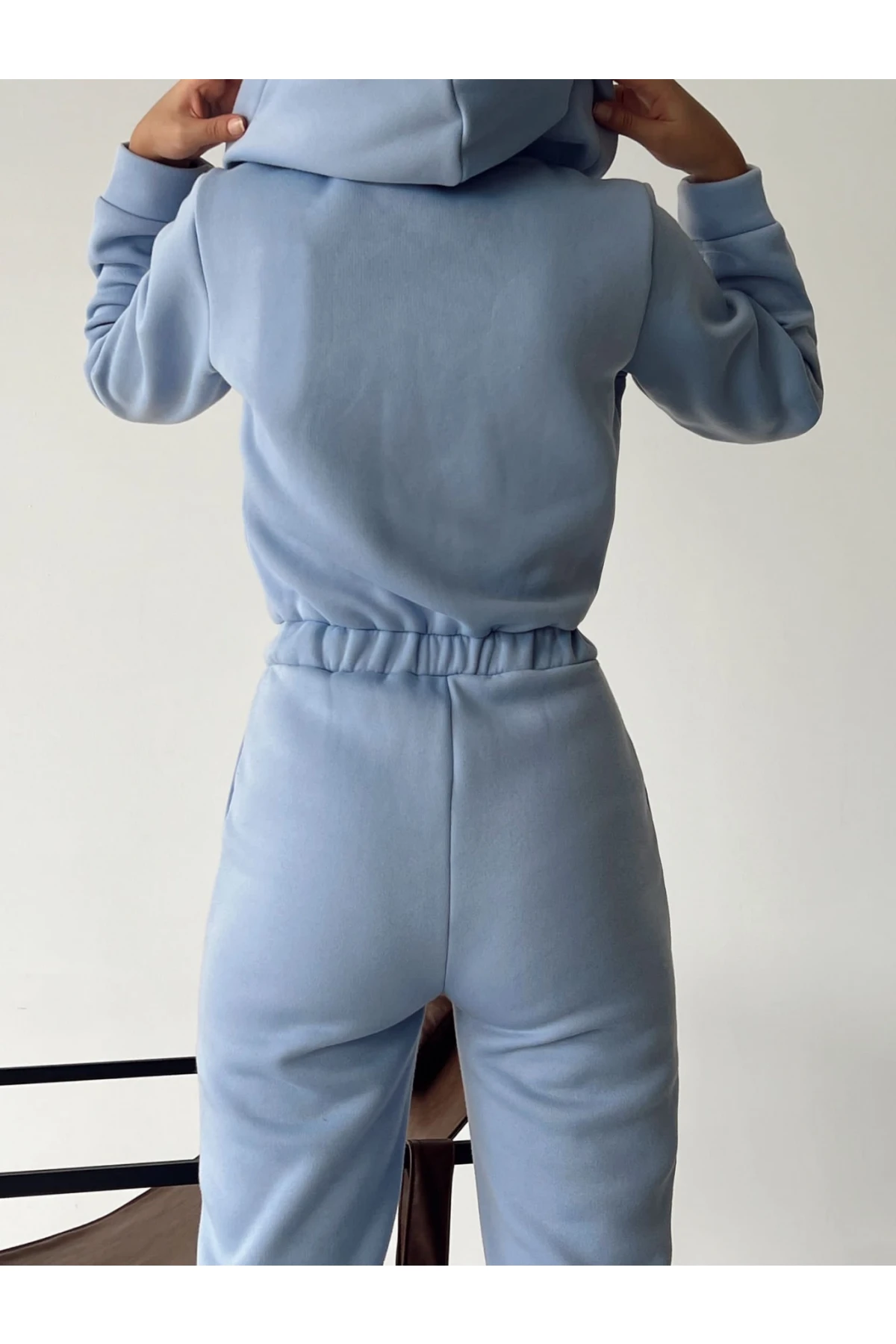 Yeni Sezon Önü Fermuarlı 3 İplik Tulum