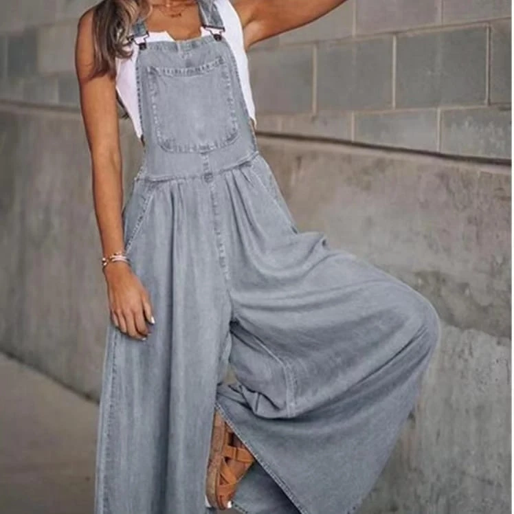 Yeni Sezon Tensel Kumaş Salaş Tulum