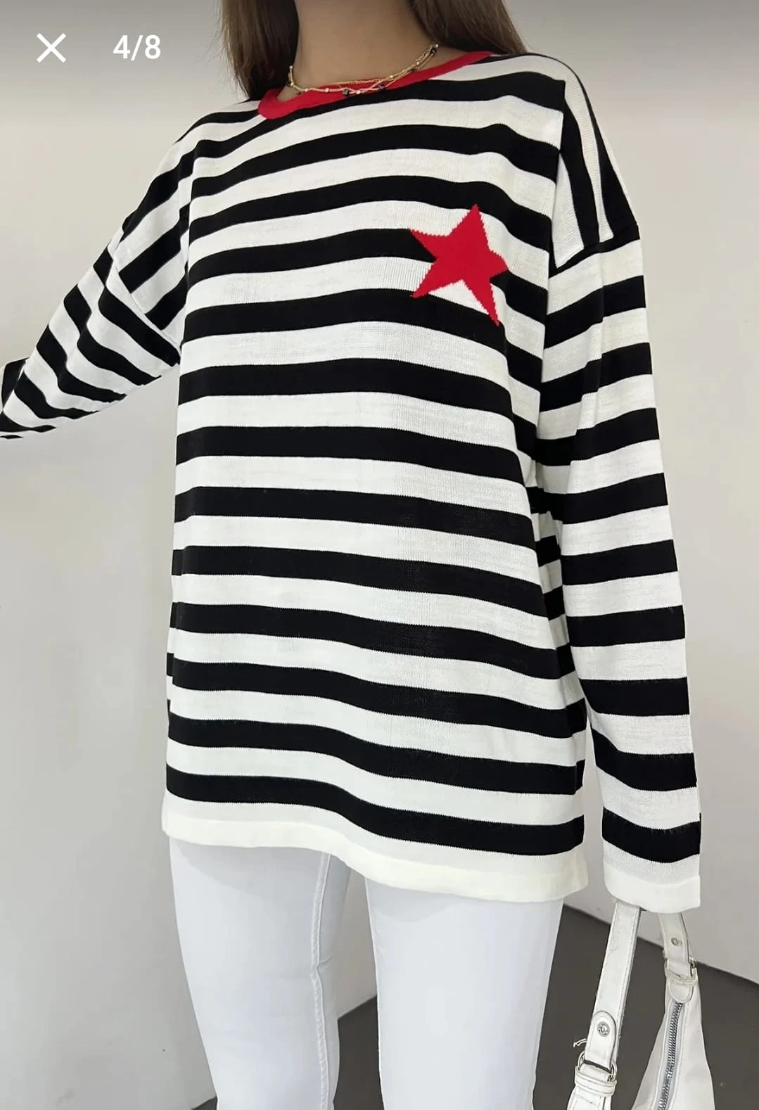 Yıldızlı Triko Kazak