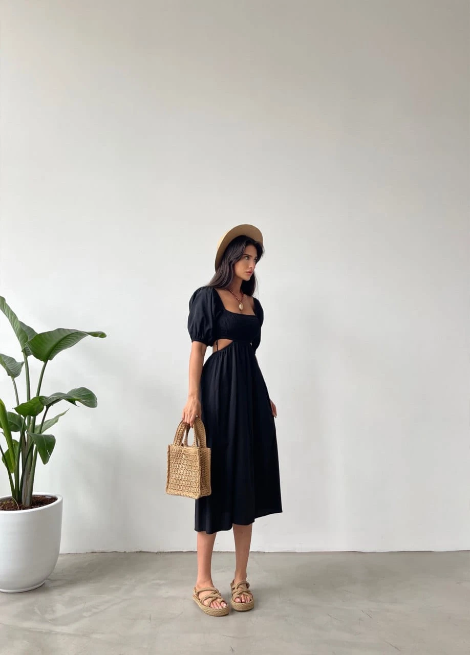 Z@R@ Model Beli Açık Gipeli Elbise