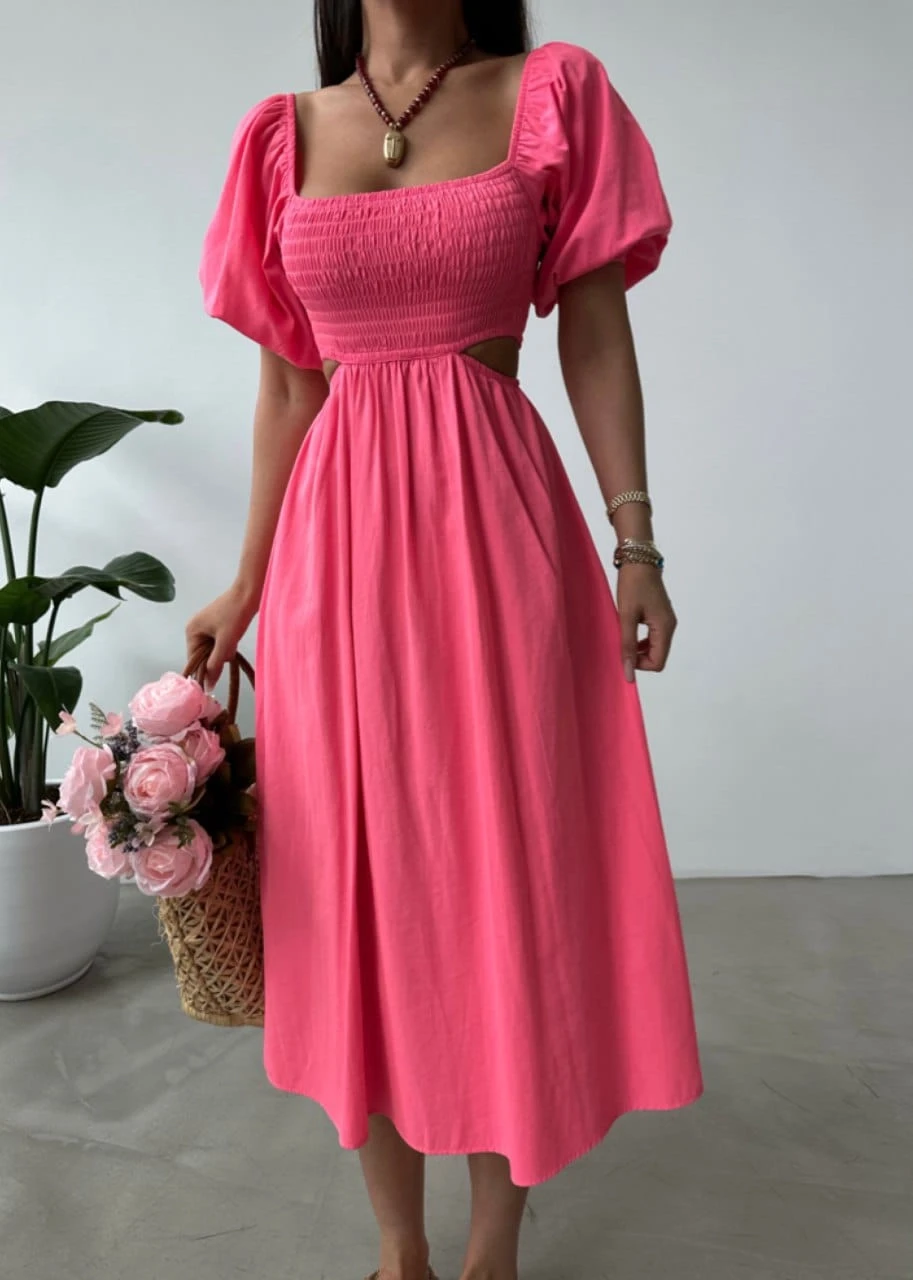 Z@R@ Model Beli Açık Gipeli Elbise