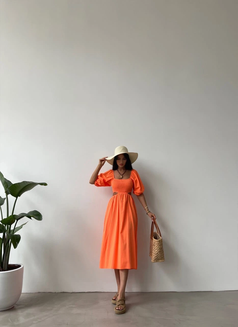 Z@R@ Model Beli Açık Gipeli Elbise