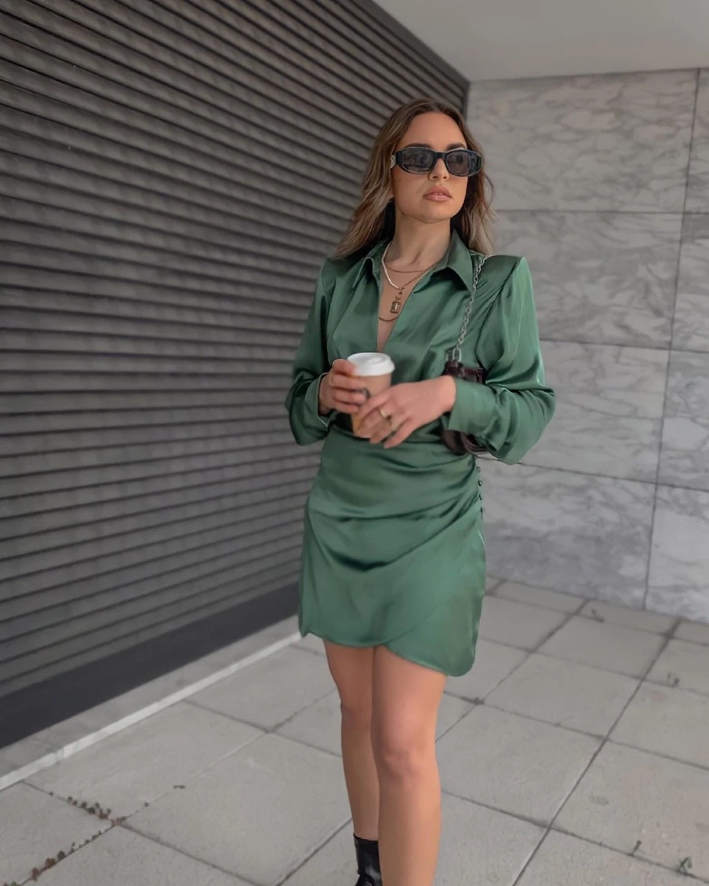 Z@r@ Model Drapeli Elbise