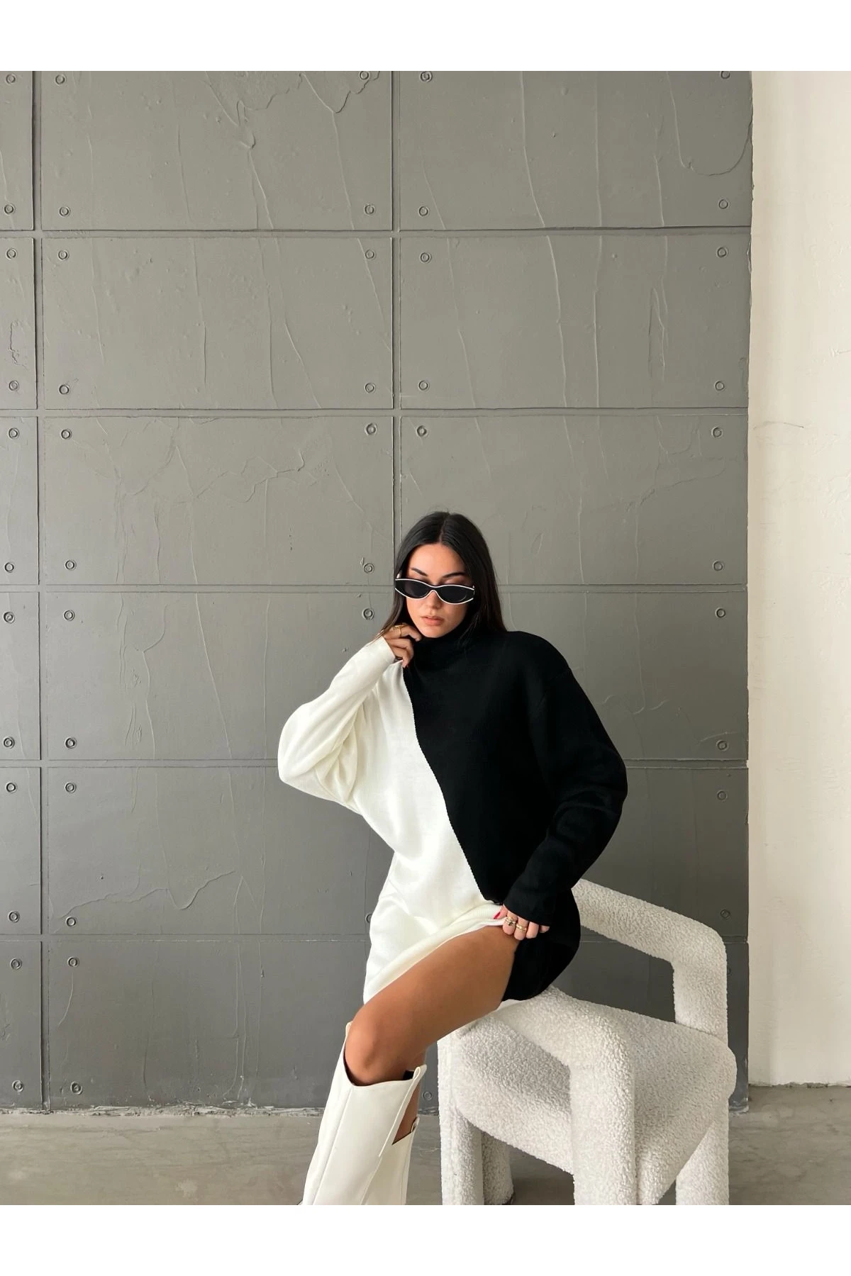 Z@R@ Model İpek Triko Elbise