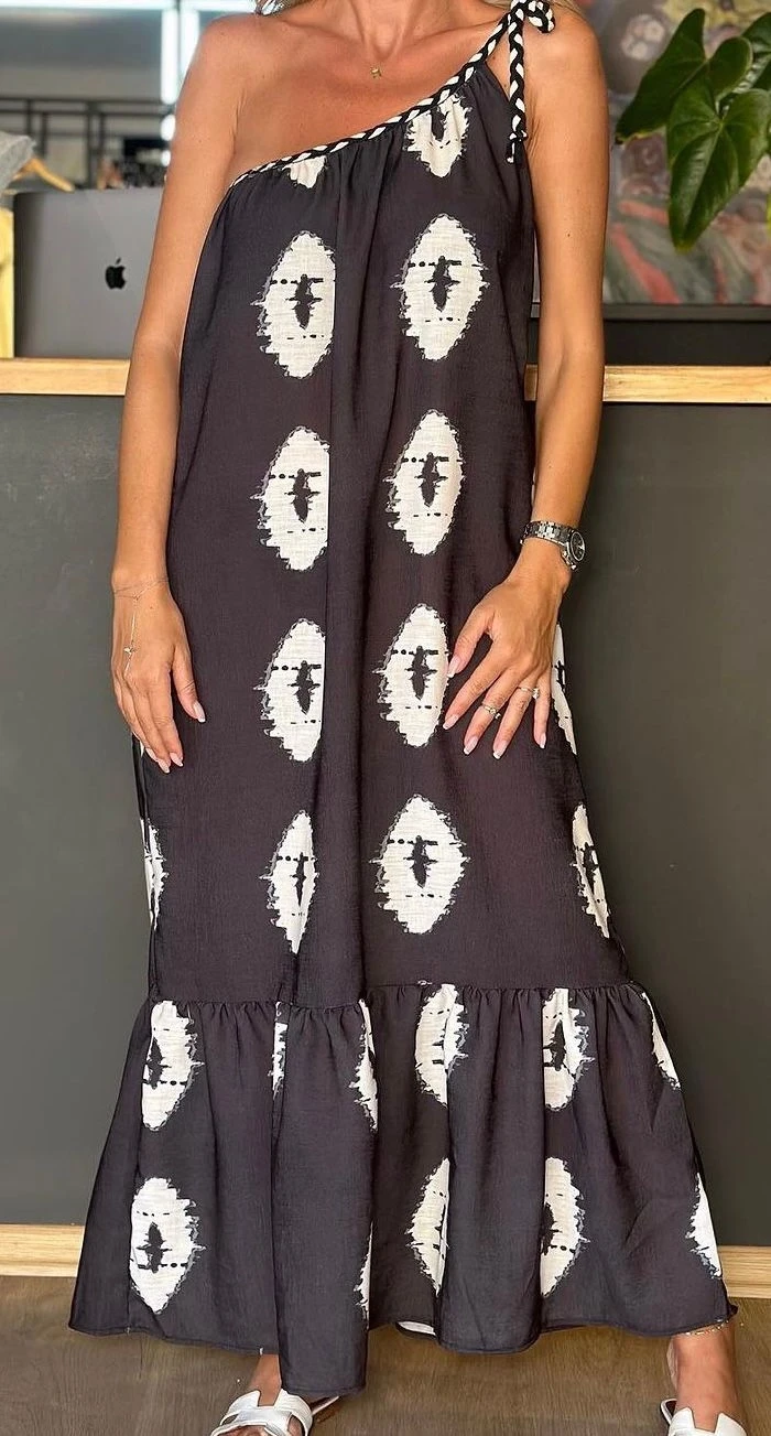 Z@R@ Model Tek Omuz Elbise