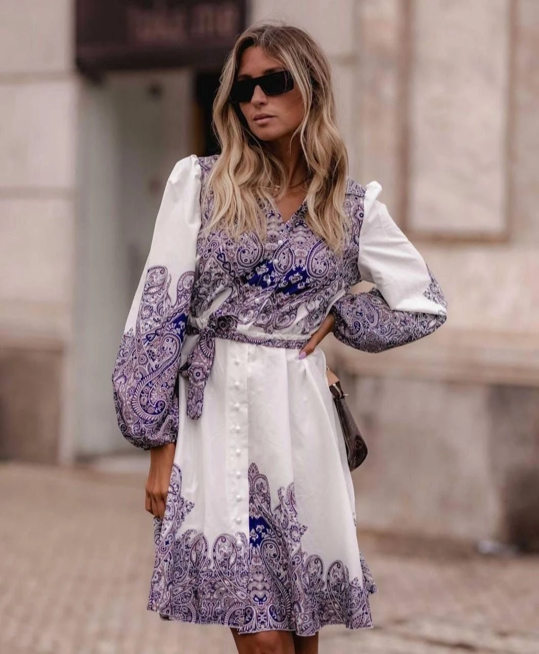 Zmmrmn Desen Elbise  İthal Jessica Kumas