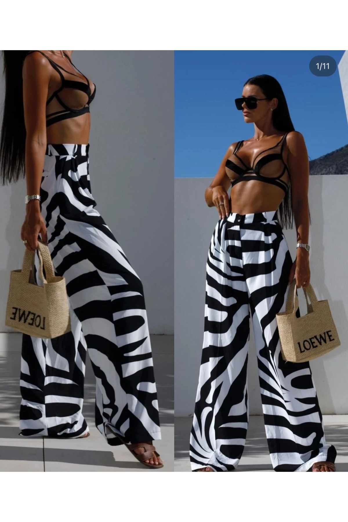 Atlas Kumaş Dijital Baskı Pantolon