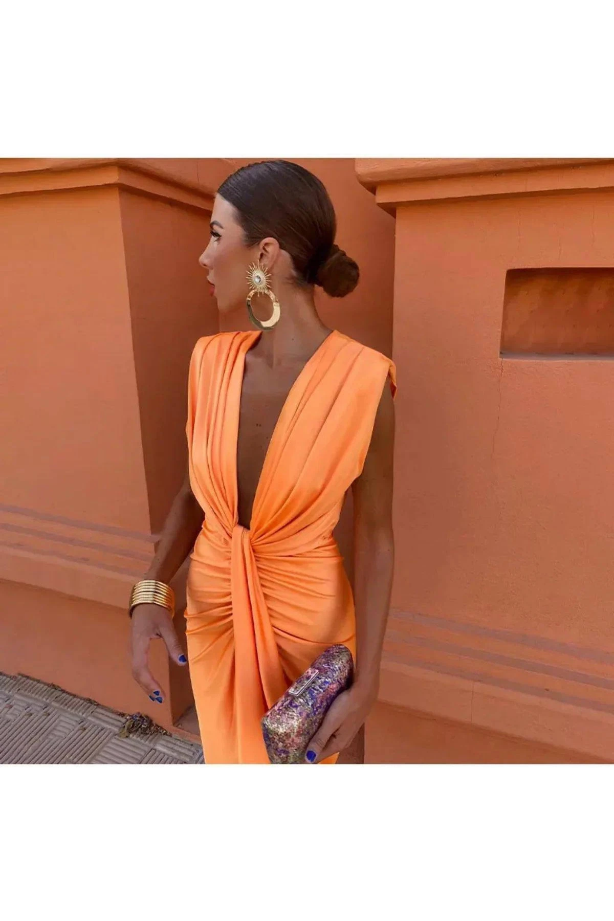 Dalgıç Kumaş Elbise