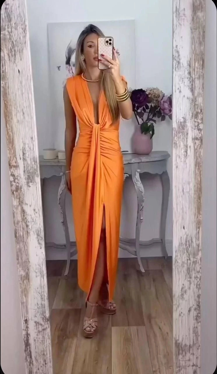 Dalgıç Kumaş Elbise