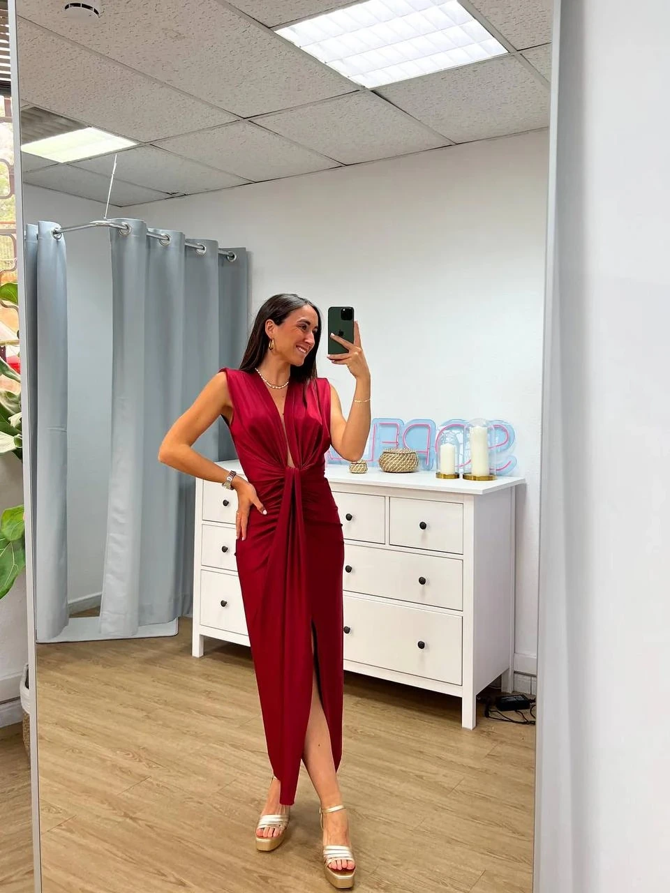 Dalgıç Kumaş Elbise