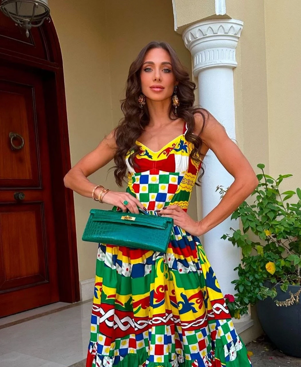 DG  Model İthal Krep Kumaş Elbise