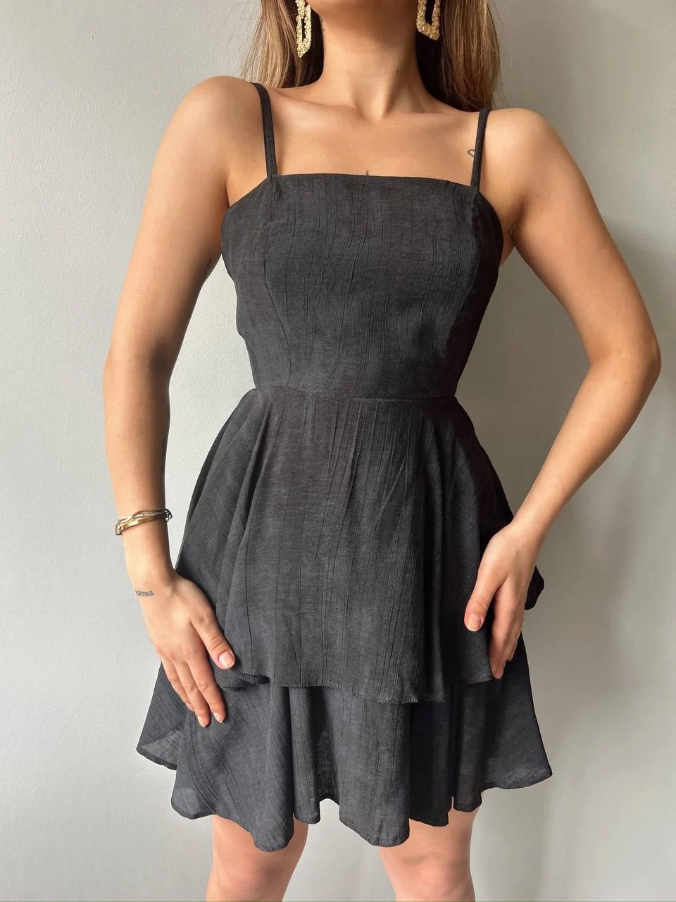 İthal Batik Kumaş Elbise