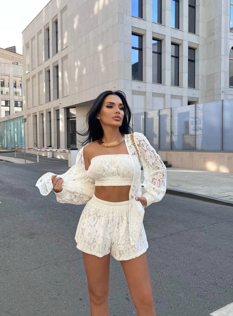 İthal Dantel 3lü Takım