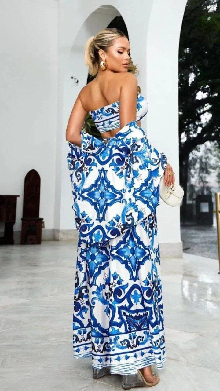 İthal Krep Kumaş 3 L ü Takım (Kimono&Crop&Pantalon)