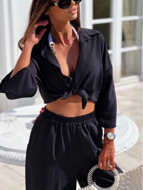 Keten Büstiyer&Pantolon Takım