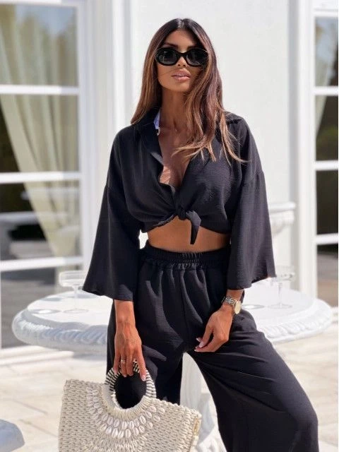 Keten Büstiyer&Pantolon Takım