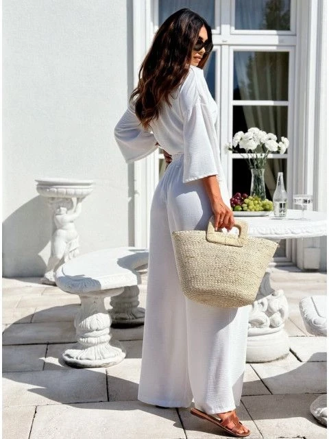 Keten Büstiyer&Pantolon Takım