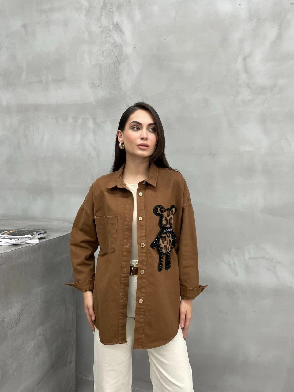Le*par Ayc*k Armalı Gömlek Yağmur Gabardin Kumaş
