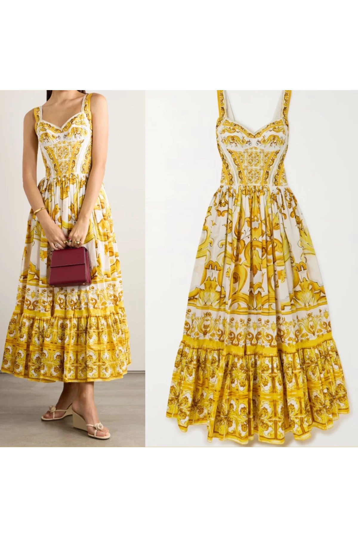 New Season DG Elbise İthal Krep Kumas