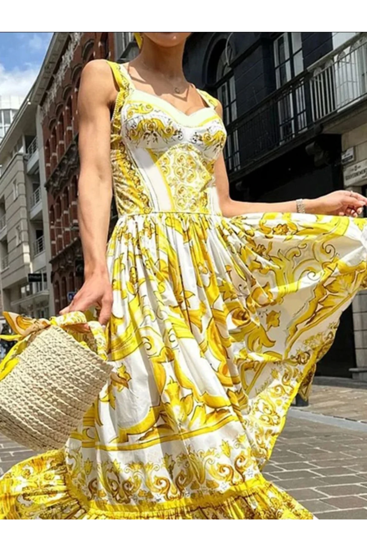 New Season DG Elbise İthal Krep Kumas