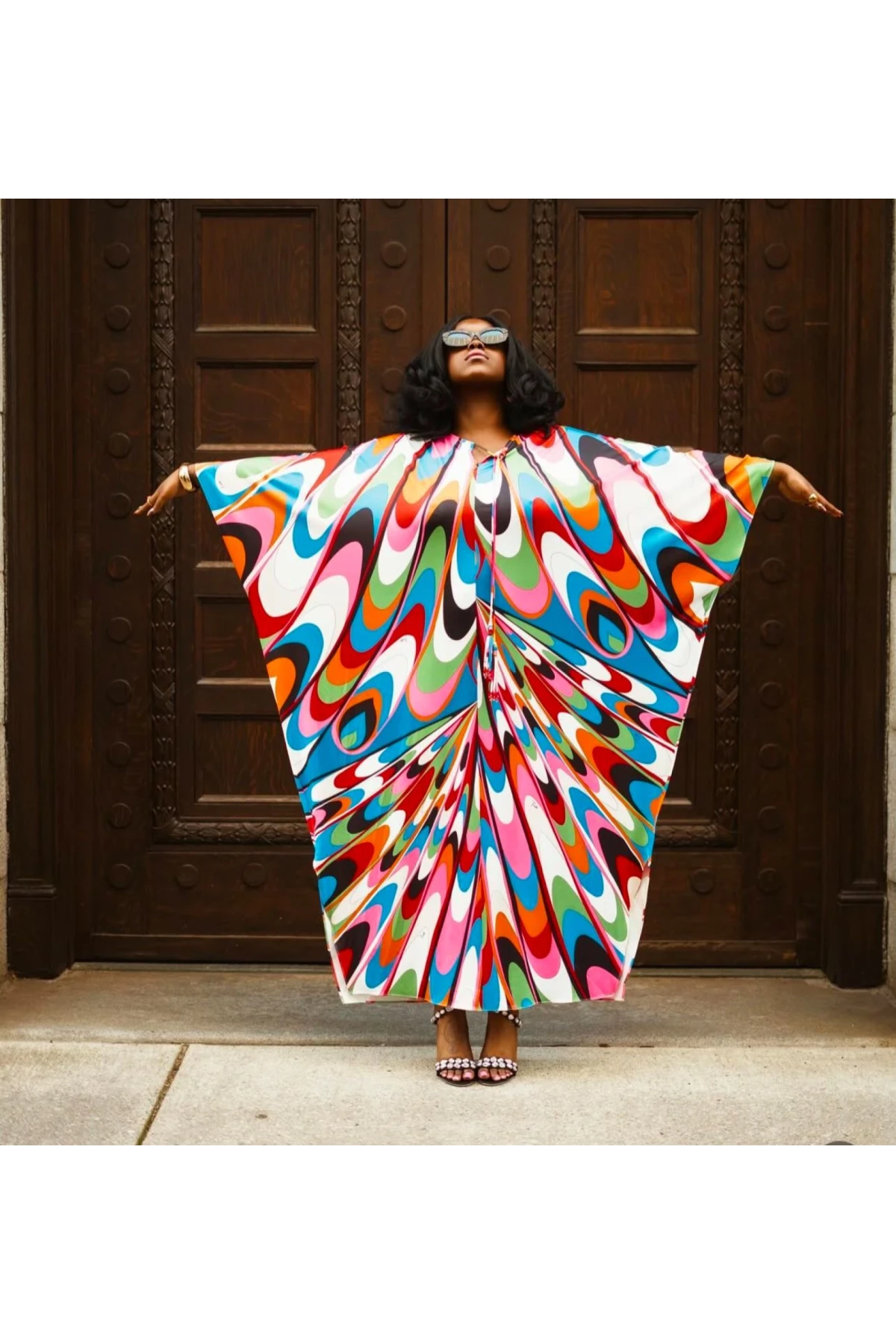 Orjinal Desen Kimono İthal Jessica Kumas