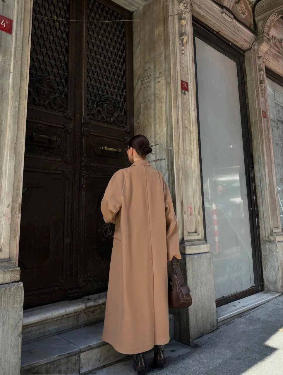 Rahat Kalıp Maxi Kaşe Kaban