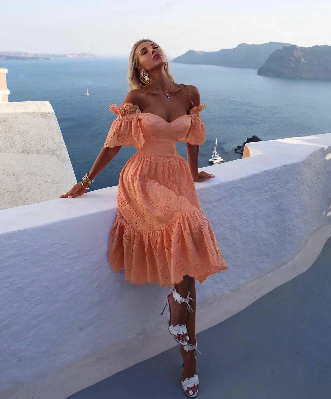 Vual Brode Kumaş Elbise