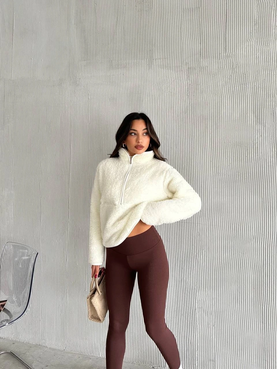 Yarım Fermuar Welsoft Sweatshirt