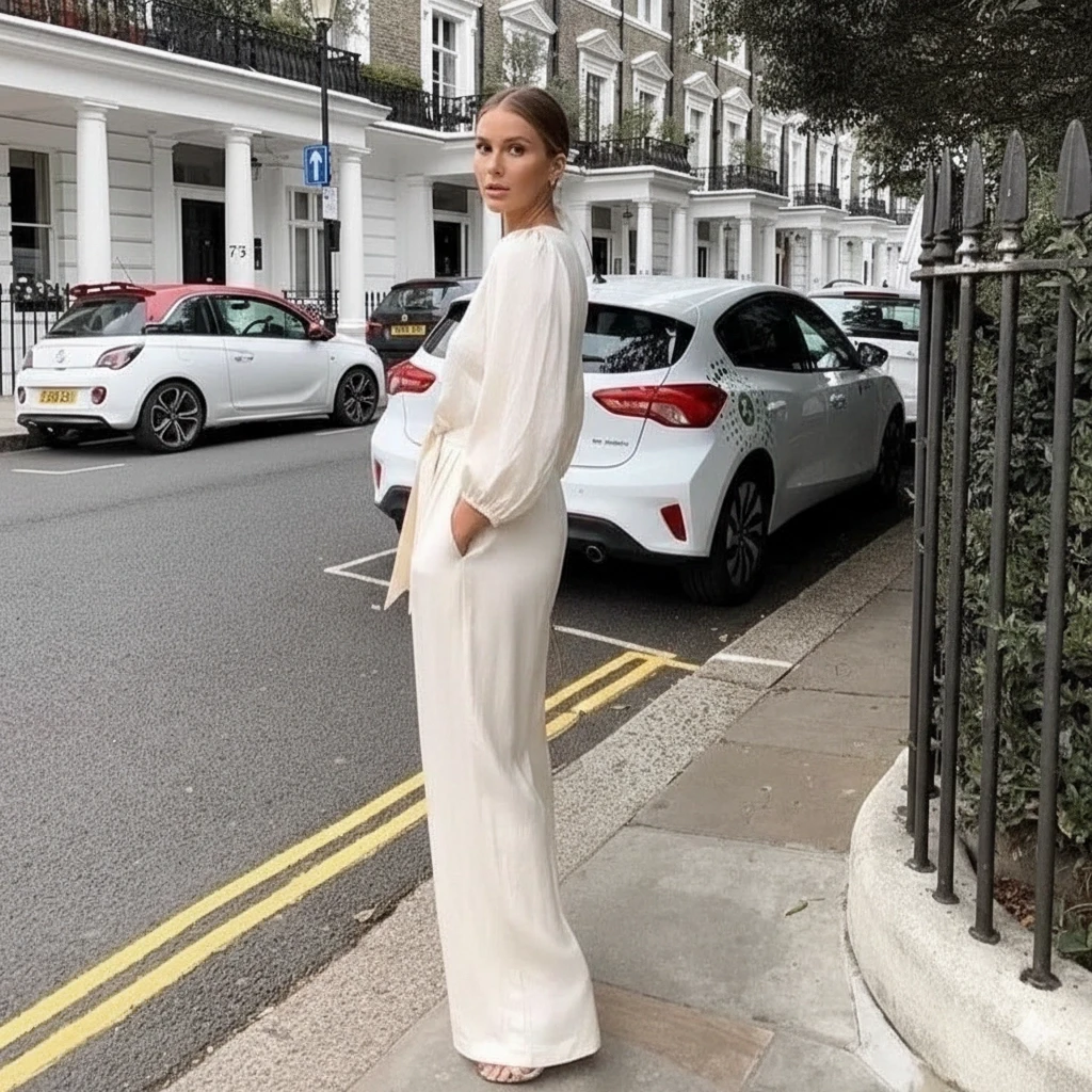 Beyaz Massimo Takım Modal Kumaş