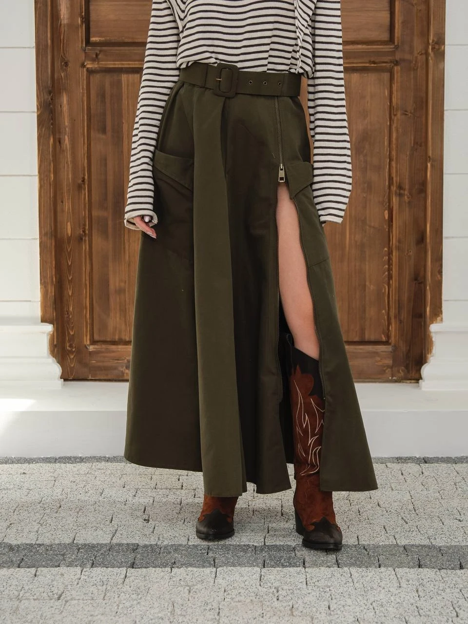 Fermuar Detay Tasarım Etek