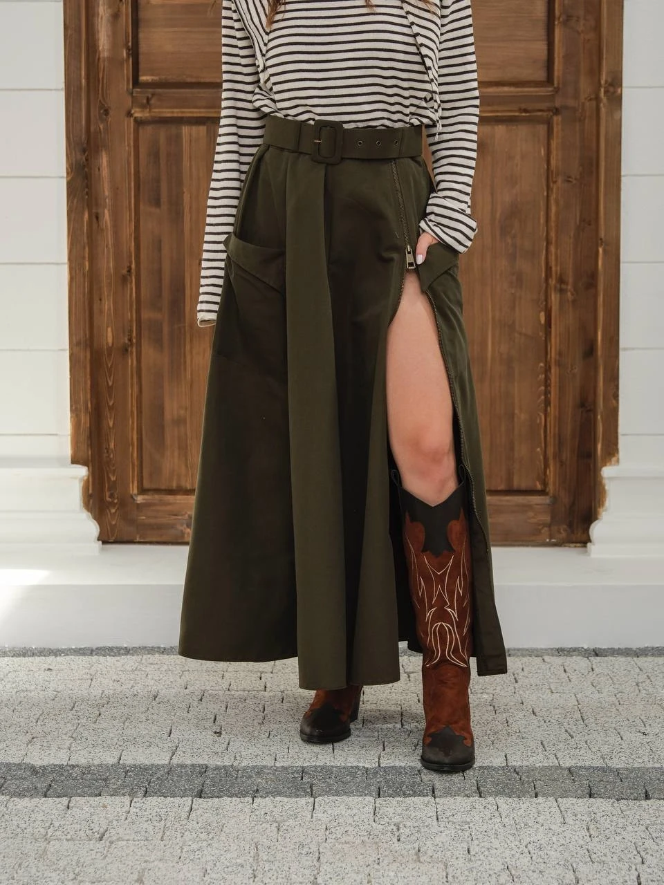 Fermuar Detay Tasarım Etek