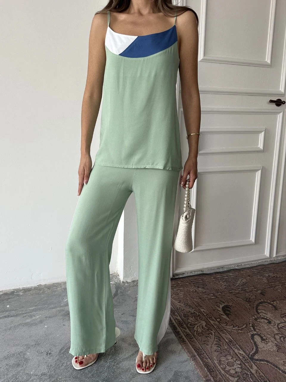 Garnili Viskon Alt Üst Takım