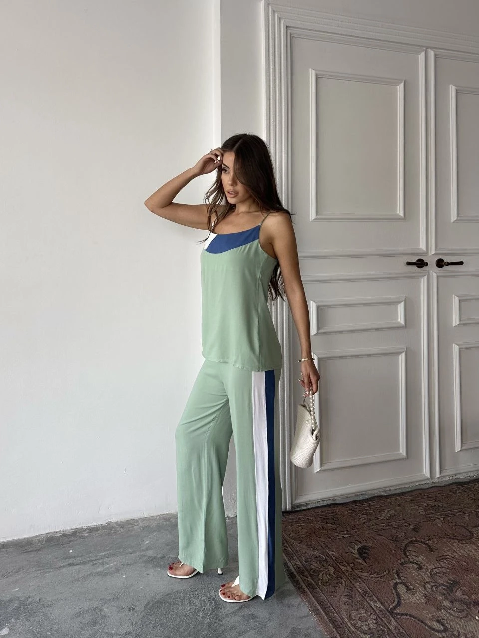 Garnili Viskon Alt Üst Takım