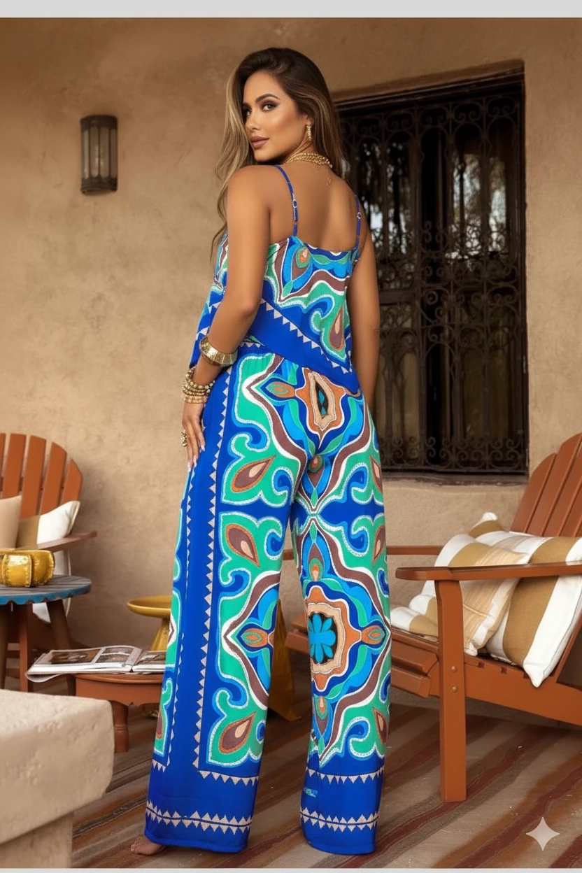 İthal Dubai Kumaş Desenli Takım