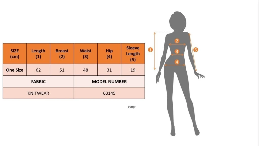 Kısa Kollu Bisiklet Yaka Desenli Triko Bluz
