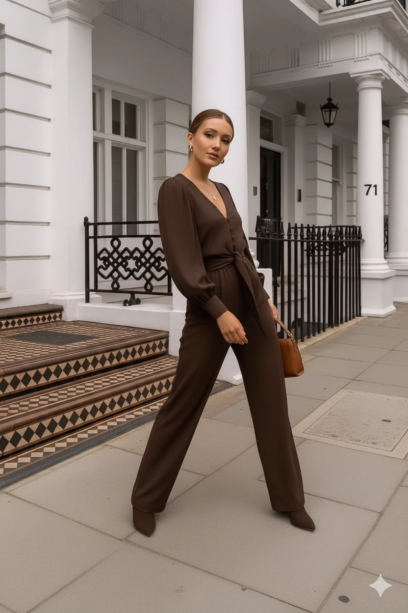 Kahve Massimo Takım Modal Kumaş