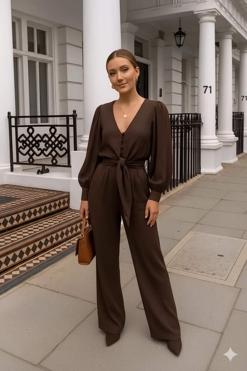 Kahve Massimo Takım Modal Kumaş